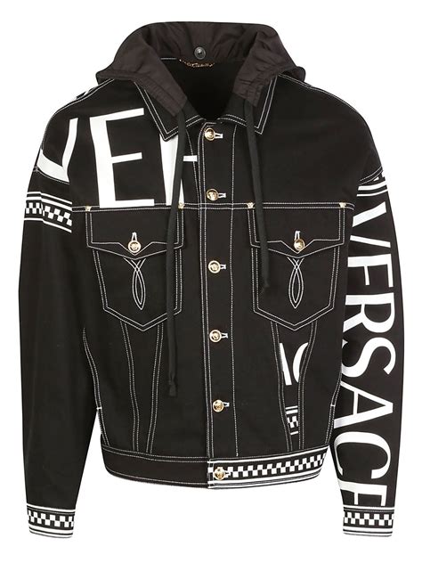 versace jacket homme|Versace denim jacket.